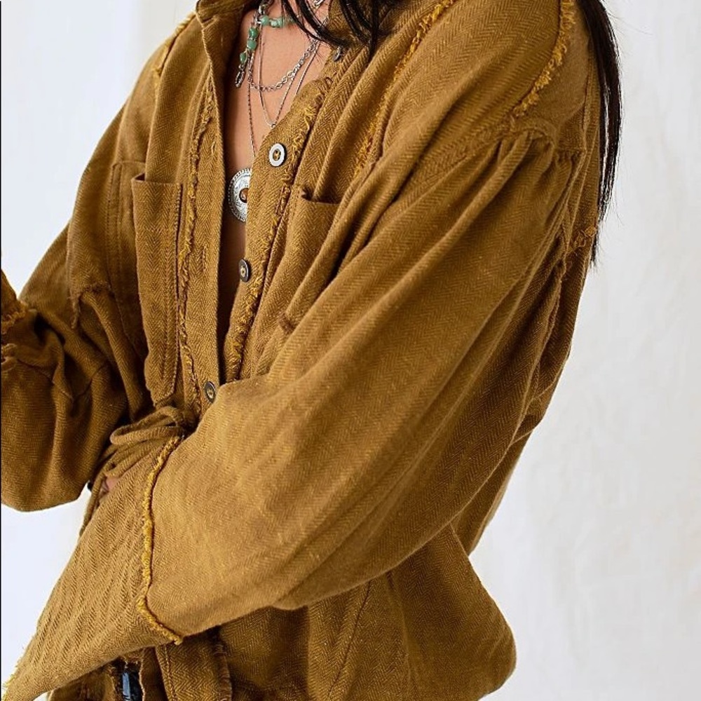 Free People The Venice Top - Candied Walnut